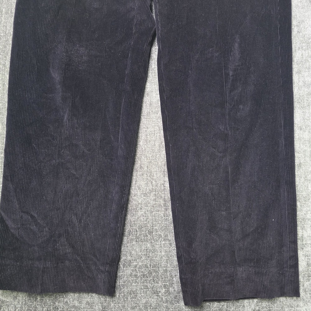 Incotex Brando Cashmere Cotton Corduroy Trousers Cashco Pants Navy Blue Size 34 - Picture 11 of 14